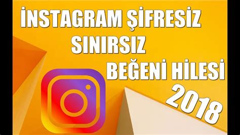 instagram beğeni hilesi 2018